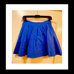 Express royal blue skater skirt